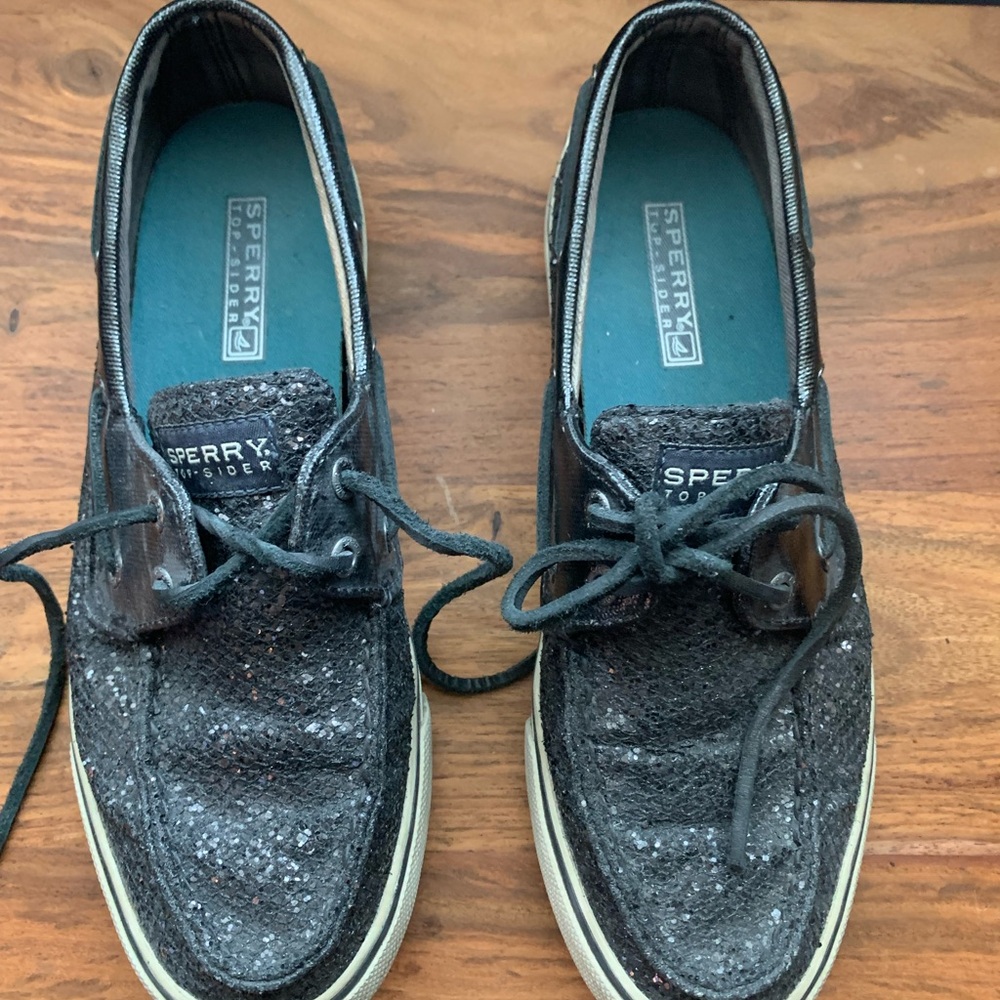 Sperry glitter flats